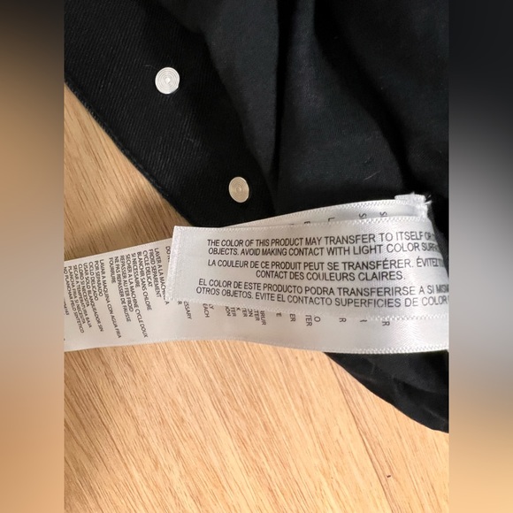 CALVIN KLEIN WOMEN'S DENIM SHERPA JACKET COLOR BLACK SIZE SMALL - Picture 3 of 5